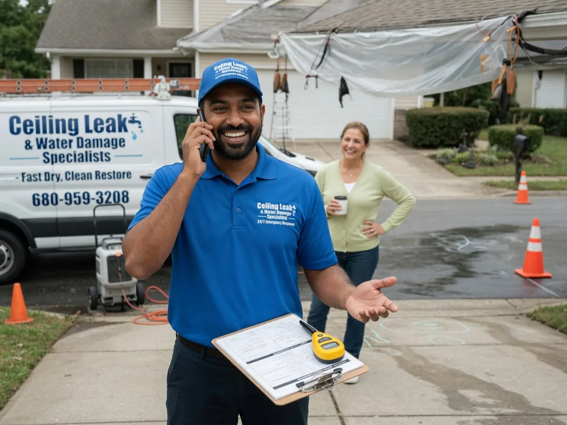 Ceiling Leak Cleanup Hot Springs, NC FAQs
